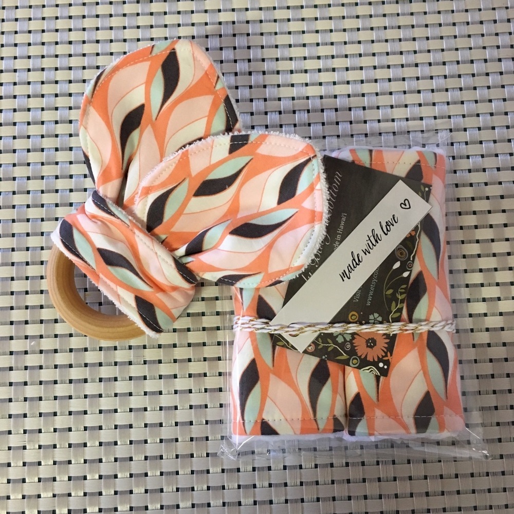 Strap covers and teether gift set